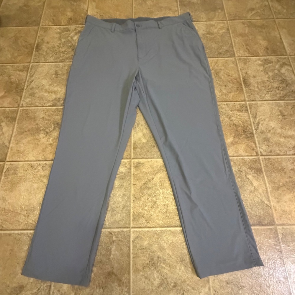 Greg Norman Golf Pants Mens 40x30 Slate Blue‎ Gray Stretch Performance